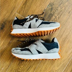 New Balance 327 Sneakers, Black Slate, Men’s 7.5/Women’s 9